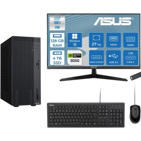 Resim Asus Expertcenter P500MV Intel® Core™ Ultra 5 210H 4.8ghz Aı 128GB Ddr5 4tb SSD 27" 120Hz 6GB/RTX3050 WIN11PRO Mini Tower Masaüstü Bilgisayar E52108512B0D23P40+ZETTAUSBBELLEK 