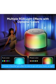 Resim Jr-ml03 Taşınabilir Işıklı Kablosuz Yüksek Ses Seviyeli Mini Hoparlör JR-ML03 