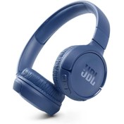 Resim JBL Tune 570BT kablosuz Kafaüstü Bluetooth Kulaklık Mavi 