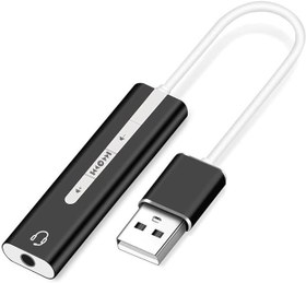 Resim 7.1 Usb Harici Stereo Ses Kartı 3.5mm Çevirici Dönüştürücü Ses Kartı 5072 