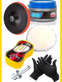 Resim MOONSHOP Polisaj Ped Temizleme Fırçası Çizik Onarıcı Ped Çizik Onarıcı İlaç Jel Set.. 