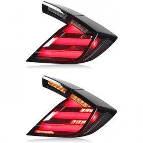 Resim Oled Garaj Honda Civic FK7 - Fk8 İçin Uyumlu Hatcback Animasyonlu Led Stop 