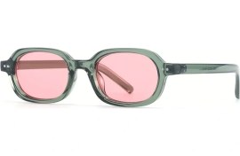 Resim Elmpaly Chooseme 2025 Yeni Oval Renkli Gözlük - Yeşil Çerçeve Toz Tablet Desen Günlük Moda 12+ 