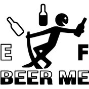 Resim habune Beer Me Sticker 10 X 9 Cm 