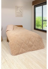 Resim Welsoft Yorgan Tek Kişilik 155 220 Yorgan-kahverengi 