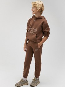 Resim Mavi - Mavi Logo Baskılı Kahverengi Eşofman Altı 6010009-70243 Kahverengi 