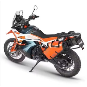 Resim Rhinowalk Su Geçirmez Motosiklet Çantası Turuncu (L Beden) 14+14=28LITRE Hacim 