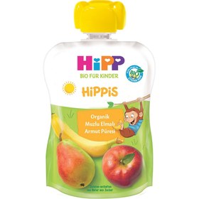 Resim Hipp Organik Muzlu Elmalı Armut Püresi 100 G x 1 Adet 