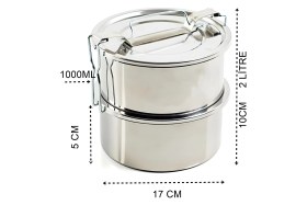 Resim Lowell Home Ieg Turk Sefer Tası Paslanmaz Çelik Yemek Kabı 17 cm 2 Litre RSIEG14544-LWLHM 