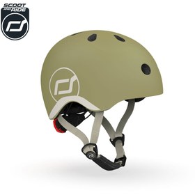 Resim Scoot and Ride Helmet Bebek Kaskı XXS-S Olive 181206-00007 