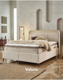 Resim Utopia Çift Kişilik Yatak Baza Başlık Seti 160 X 200 160 x 200 CM 