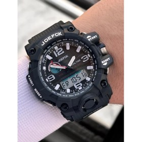 Resim Joefox Digital ve Analog 2 Yıl Garantili Kronmetre+Takvim+Alarm+Aydınlatma Erkek Kol Saati JOE.BK15 