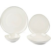 Resim Mikasa Moor Triangular Gold 24 Parça Yemek Takımı P038.370282 