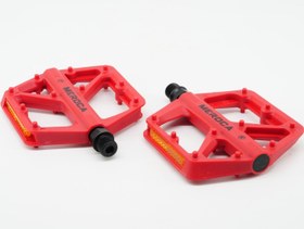 Resim Meroca Rulmanlı Çivili Mtb/Trial/Bmx Platform Pedal Kırmızı 
