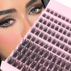 Resim 120 Kütle D Curl 13-15Mm Karışık Stil Sahte Kirpikler, Tekrar Kullanılabilir, Doğal Görünüm, Yapıştırıcı ile, Başlangıç İçin, Salon Kullanımı, Cosplay 