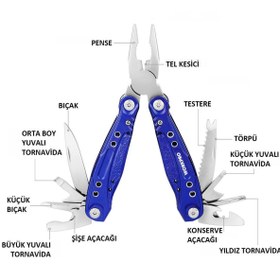 Resim Genel Markalar WORKPRO WP382003 15 IN 1 Çok Fonksiyonlu Profesyonel Pense Seti + Taşıma Kılıfı 