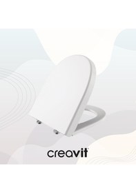 Resim Creavit Mare Duroplast Yavaş Kapanan Klozet Kapağı KC1703.02.0000E 
