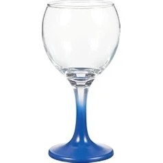 Resim 3'lü Kırmızı Şarap Kadehi 