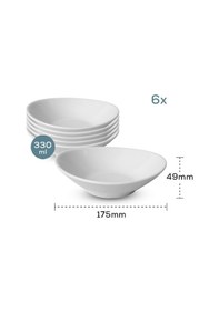 Resim Keramika Krem Stella Kase 18 Cm 6 Adet 030 