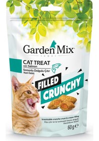 Resim Gardenmıx - 222 - Somonlu İçı Dolgulu Kedı Ödülü 60 Gr X - Muratech - 6 Adet 