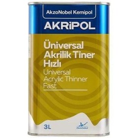Resim Akzonobel Universal Akrilik Tiner 3 Lt Hızlı 
