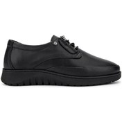 Resim Tamer Tanca Kadın Hakiki Deri Siyah Deri Casual Ayakkabı 1053 7500 Bn Ayk Sk24-25 Sıyah Dr Siyah Deri 