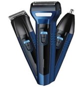 Resim Empressco 3'lü Erkek Bakım Seti: Saç, Sakal, Burun Kılı Alma, 3in1, Beyaz 