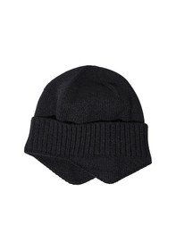 Resim Springsun Kışlık Kulaklıklı Polar Astarlı Unisex Bere - Sıcak Tutar, Rüzgar Korur Siyah 