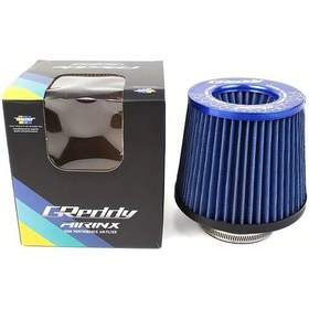 Resim Dashanshop Mavi 76mm Universal Yüksek Akış Racing Performans Konik Hava Filtresi 