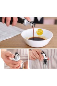 Resim Euro Pink 3 Adet Damlatmaz Kapaklı Şişe Tıpası Sızdırmaz Yağdanlık Ucu Kapağı Tıpası Yağ Şarap Şişesi Başlığı 