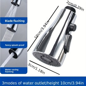 Resim OD: G1/2 Erkek 20,5mm veya 0,8 inç veya 13/16 inç İlk Uyumlu Mutfak Musluğu Püskürtme Başlığı Tezgah Montaj Klasik Tasarım Standart Sprey Ucu Sağlam Yapı İnce Mühendislik Çekilebilir Fırça Musluk Püskürtme Başlığı Profesyonel Kurulumcular Ev Bakım 