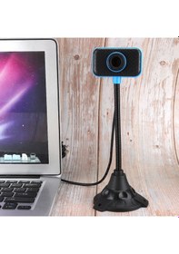 Resim Geeroyoo Uzun Çubuklu 480p Web Kamera, Dönüştürülebilir Açı, Abs Malzeme, Ofis Ve Toplantılar İçin Video Konferans Kamerası 