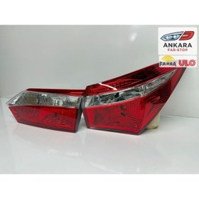 Resim FARBA-ULO TOYOTA COROLLA 2013 - 2015 STOP LAMBASI SAĞ İÇ VE DIŞ TAKIM (ORJİNAL FARBA - ULO - 2 STOP) 