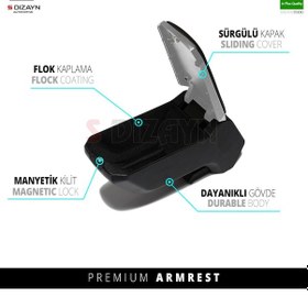 Resim Life Dacia Duster 2 Kol Dayama Kolçak Abs Vidalı Gri 2018-2023 A+kalite 