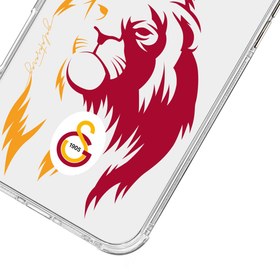 Resim Galatasaray Sarıyla Kırmızı Aslan Şeffaf Telefon Kılıfı - iPhone 15 Pro 