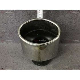 Resim Tek Çıkışlı 105mm Egzoz Ucu Eğik Oval Ağız 