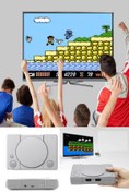 Resim Midday Ördek Vurma Oyunu Için Tabancası Bulunan Ve 2 Adet Joystick Nostaljik 8 Bit Atari Oyun Konsolu 