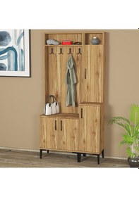 Resim Kalenderdekor1 Kalender Dekor Rose-1-2 Rs04 Portmanto Vestiyer Ayakkabılık 