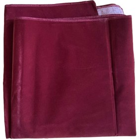 Resim SERA Okey Oyun Masa Örtüsü Ince Kadife Bordo 140 X 140 Cm 