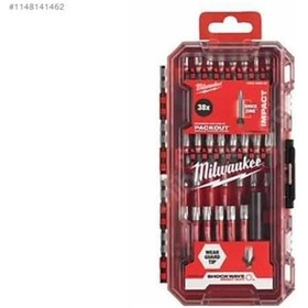 Resim Milwaukee T4932492009 Shock Wave Bits Uç Seti 38 Parça 