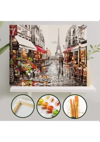 Resim Sayılarla Boyama Tuval Seti 40X50 Cm - Paris 