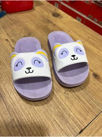 Resim Minamoda Gezer Kız Çocuk Yazlık Best Friend Bunny Pu Rahat Taban Ev Banyo Havuz Plaj Terlik 