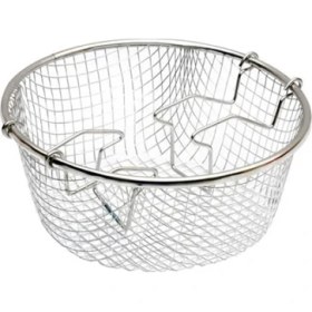 Resim New and Single Krom Paslanmaz Cips Kızartma Teli Hareketli 22 cm 