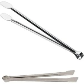 Resim Klasik Metal Mangal Maşası 32 Cm-27 cm Uzun-Kısa Boy Çelik Yemek Barbekü Izgara Kömür Köz (32 cm - 1 Adet) 