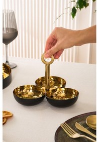 Resim Karaca Arven 3'lü Dekoratif Çerezlik 10x15 cm 