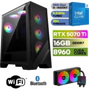 Resim MSI Şafak-Gaming Pc Ddr5-Rtx 5070Tİ 16GB -Intel I5 14600KF – 32 GB Ddr5 Ram – 1 Tb M.2 SSD 5000 4000 – 240MM Sıvı Sogutma -Windows 11 Pro 