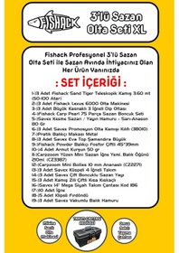 Resim Fishack Tam Takım Sazan Olta Seti - 3'lü Set - Xl - 3.60mt/50-100gr 