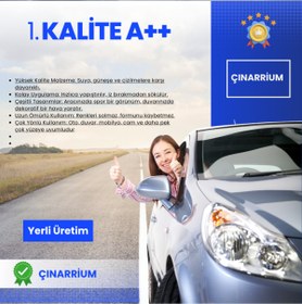 Resim habune Ayna Ay-yıldız Sticker 20*7 Cm Sağ-sol 2 Adet 