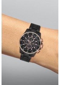 Resim Ferro Fm1542a-r Quartz Siyah Çelik Kordon 45 Mm Erkek Kol Saati Gri 