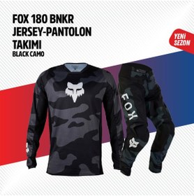 Resim Fox Gri Siyah Jersey Pantolon Takımı 